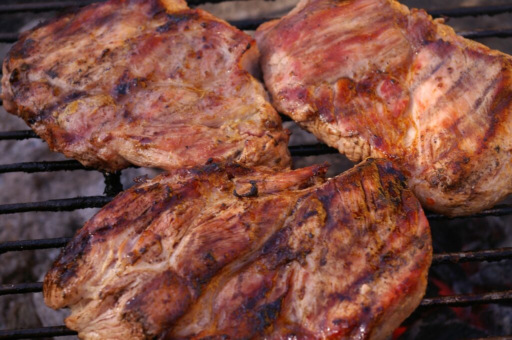 grilled meats, barbecue, meat